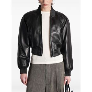 Phoebe Philo Women Leather Bomber Jacket